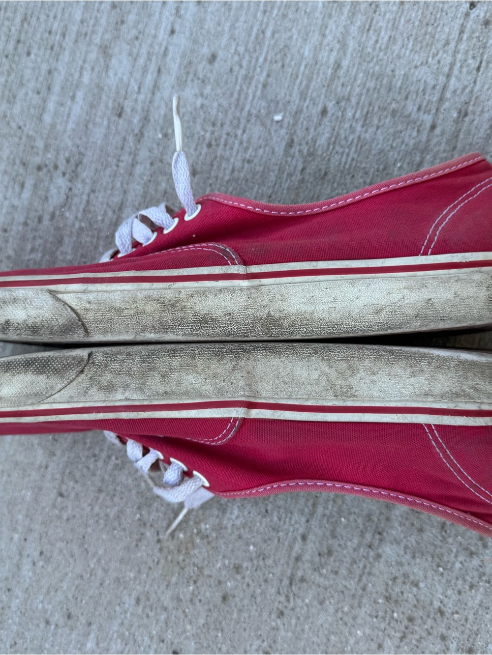 Vans Men’s 10.5 Lot Bundle 4 Pairs Authentic Slip Ons Moccasin Blue Red Brown - Picture 9 of 16